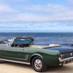 66 Green Mustang Convertible