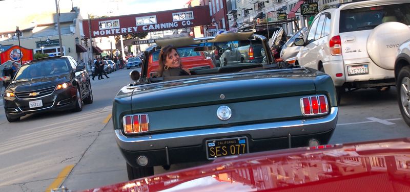 66 Green Mustang Convertible