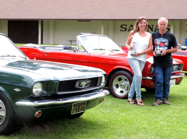 66 Green Mustang Convertible